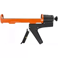 Пистолет для герметика FIT 225мм, с противовесом, профи 14234