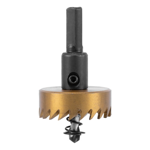 Коронка по металлу HSS, 38 мм, нитридтитановое покрытие Denzel фото 3