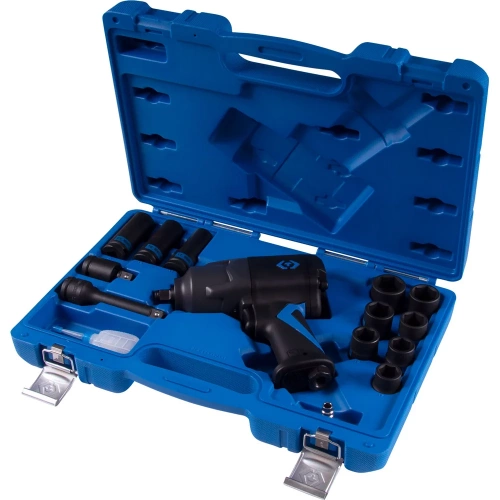 Набор пневмоинструмента KING TONY 1/2 с принадлежностями, 15 предметов 44803AMP фото 3