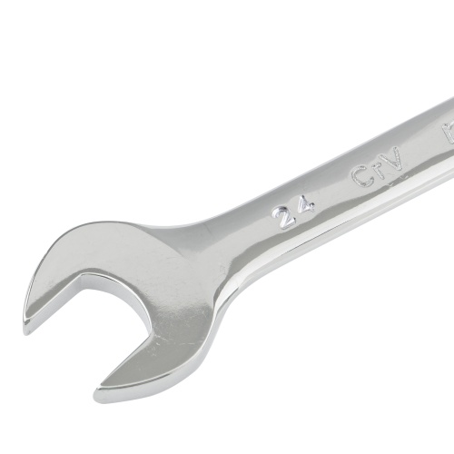 Ключ комбинированный, 24 мм, CrV, полированный хром Matrix фото 2