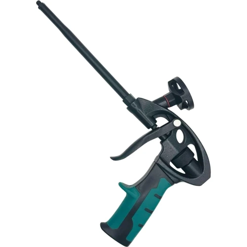 Пистолет для монтажной пены NAGAN 230 корпус с тефлоном, прорезиненная рукоятка, регулировка одной рукой НГ-ПМ-230 Пистолет для монтажной пены NAGAN 230 корпус с тефлоном, прорезиненная рукоятка, регулировка одной рукой НГ-ПМ-230