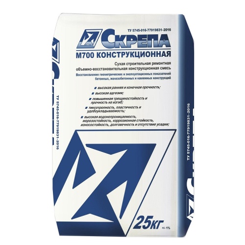 Ремонтный состав Пенетрон Скрепа М700 мешок 25 кг