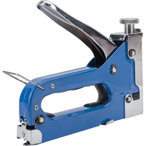 Мебельный степлер ТУНДРА регулируемый, металлический корпус, тип скоб 53, 4 - 14 мм 1018497 фото 3