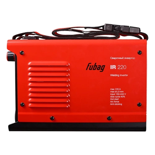 Инвертор MMA сварки FUBAG IR 220, сварочный ток 220А, рабочее напряжение 150-240В 46638 фото 6