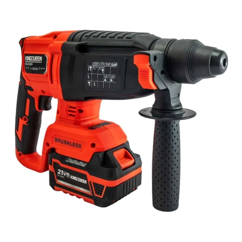 Перфоратор бесщеточный KINGQUEEN 2 АКБ 21В, 2 Дж KQ-2201 фото 5