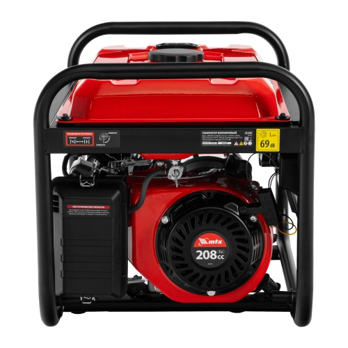 Генератор бензиновый RS-3500, 2,8 кВт, 230В, ручной стартер MTX фото 6