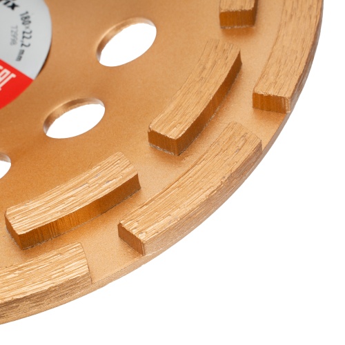 Чашка алмазная зачистная, 180 мм, двухрядная Matrix фото 5