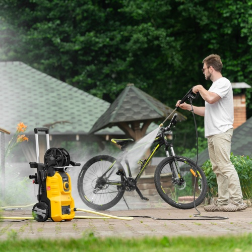 Моечная машина высокого давления R-180iD, 2000 Вт, 180 бар, 420 л/ч, асинх. двиг., бараб.// Denzel фото 30