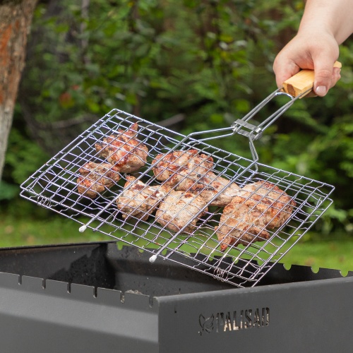 Решетка-гриль 220 х 340 мм, хромированная Sparta фото 9