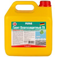 Грунт Pufas Влагозащитный ГВ концентрат 1:6 морозостойкий 2,5 л