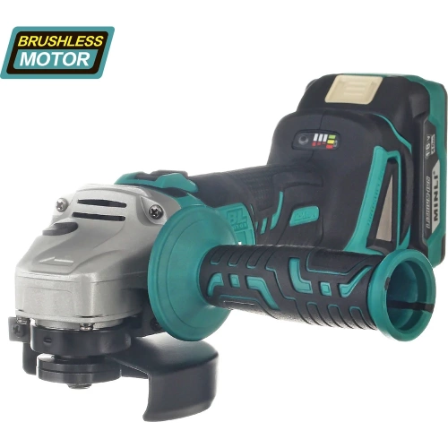 Аккумуляторная бесщеточная угловая шлифмашина MINLI 125mm Li-ion 18Vx2 DC201-4.0A