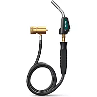 Газовая горелка KRAFTOOL KS-8000 Blue Fire с пьезоподжигом на баллон, шланг 1.4м, 2000C 55512