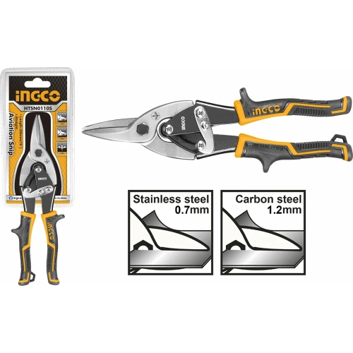 Ножницы по металлу - прямые INGCO 250мм HTSN0110S фото 3 Ножницы по металлу - прямые INGCO 250мм HTSN0110S фото 3