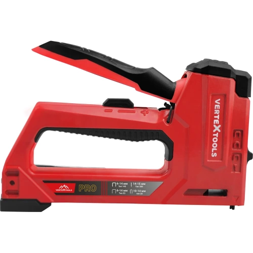 Степлер строительный многофункциональный vertextools PRO 4в1 6-14 ММ (тип 140,53,36,28,300,500) 0043-06 фото 3