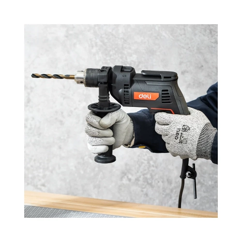 Профессиональная ударная дрель DELI DE-CZ13-1E 142606 фото 11