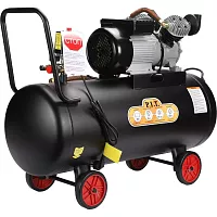 Компрессор электрический масляный P.I.T. (2,5кВт, 3,4лс, 370 л/мин, 100л, 2 цил, 2 вых, евро) PAC100-C1