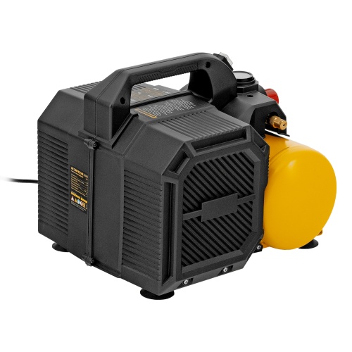 Компрессор  DLS750/6 безмасляный малошумный 750 Вт, 140 л/мин,ресивер 6 л Denzel фото 3