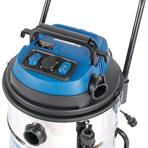 Пылесос двухтурбинный NORDBERG 80л 2400 Вт NV82 фото 5