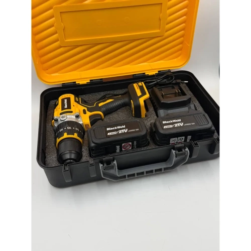 Ударная бесщеточная аккумуляторная дрель-шуруповерт BlackWeld Z02-10-2B 21V 2.0Ah 150184 фото 3