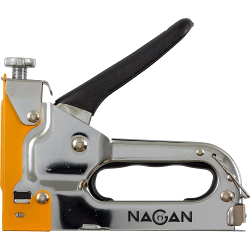 Степлер NAGAN металл 4-14 мм, прорезиненная рукоятка НГ-СМ-053-020 фото 4