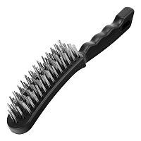 Щетка шестирядная металлическая с пластмассовой ручкой Sparta