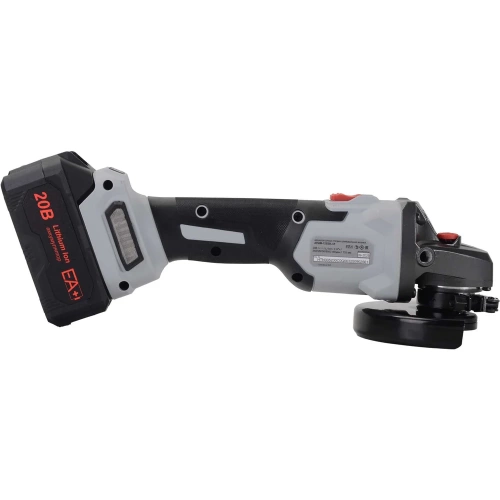 Углошлифовальная машина аккумуляторная Ресанта АУШМ-125/20Li-R (в комплекте 1 АКБ и ЗУ) ЕА+ в кейсе 75/12/26 фото 6