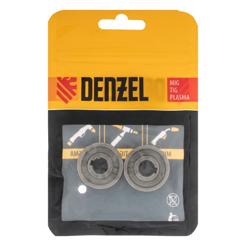 Подающий ролик, зубчатый профиль под флюсовую проволоку 0,8-1мм, 2 шт Denzel фото 6