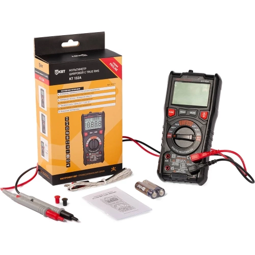 Мультиметр цифровой КВТ KT 132А серия PROLINE 91917 фото 3