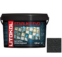 Затирка эпоксидная для швов Litokol Starlike Evo S.145 Nero Carbonio 2,5 кг