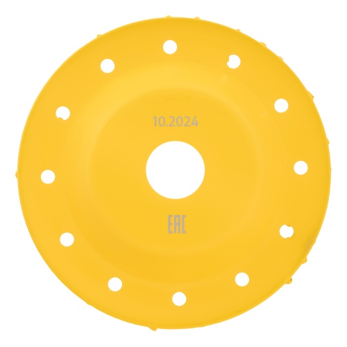 Чашка твёрдосплавная зачистная,125 мм, Наклонная, крупное зерно #8 Denzel фото 2