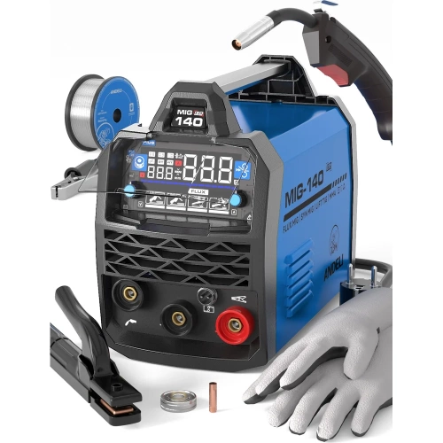 Сварочный аппарат инвертор ANDELI MIG-140 PLUS (LIFT TIG/MMA/SYN MIG/FLUX MIG/2T-4T) артикул ADL20-707 фото 4