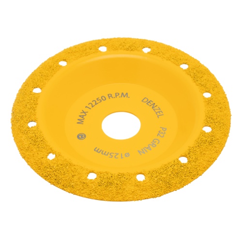 Чашка твёрдосплавная зачистная,125 мм, Наклонная, мелкое зерно #32// Denzel фото 3