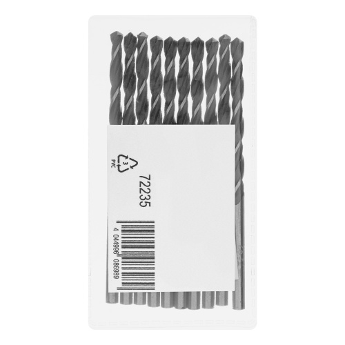 Сверло по металлу, 3.5 мм, быстрорежущая сталь, 10 шт, цилиндрический хвостовик Сибртех фото 6 Сверло по металлу, 3.5 мм, быстрорежущая сталь, 10 шт, цилиндрический хвостовик Сибртех фото 6