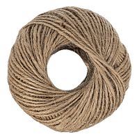 Шпагат джутовый, 1 мм, L 140 м, 2-ниточный, Сибртех