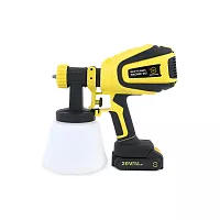 Аккумуляторный окрасочный пистолет SCHTAER DC 20V/2.0Ah, сопло 2.0 S638B-20