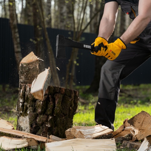 Колун, F7, 1400 гр, двухкомпонентная рукоятка, 500 мм// Denzel фото 13