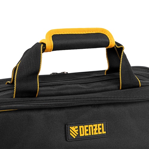 Сумка для инструмента, 400х170х300 мм, 3 отделения, 28 карманов, наплечный ремень Denzel фото 6