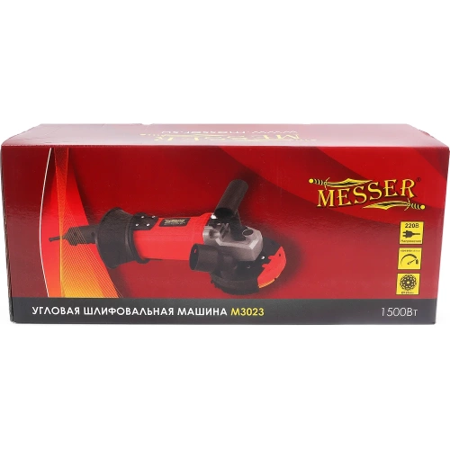 Угловая шлифовальная машина MESSER M3023 1500Вт 4500-8000об/мин 125х22,2мм 10-43-023 фото 9 Угловая шлифовальная машина MESSER M3023 1500Вт 4500-8000об/мин 125х22,2мм 10-43-023 фото 9