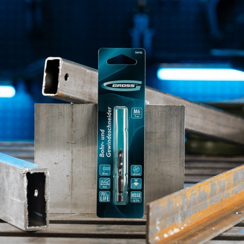 Сверло-метчик М6 х 1,0 мм, Co5%// Gross фото 7