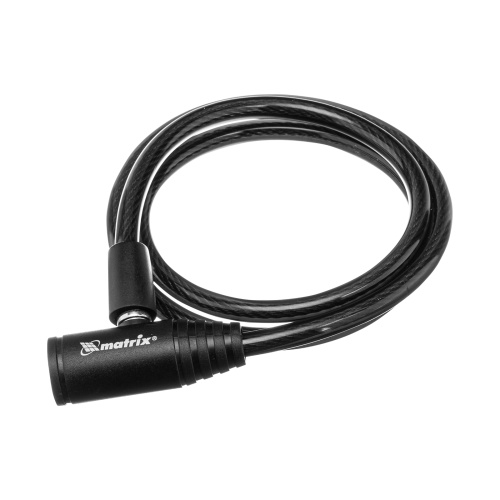 Замок тросовый универсальный, 8 х 960 мм Matrix фото 2 Замок тросовый универсальный, 8 х 960 мм Matrix фото 2