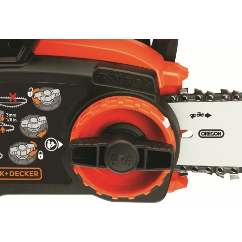 Аккумуляторная цепная пила Black+Decker GKC3630L20 фото 8
