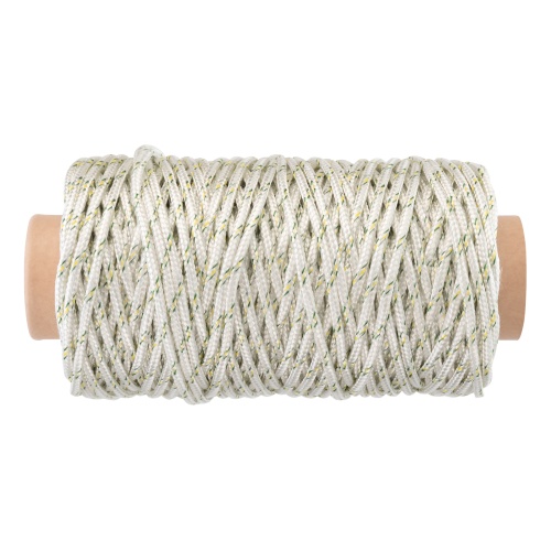 Фал плетеный капроновый с сердечником, 6 мм, L 100 м, 16-прядный, Сибртех фото 2