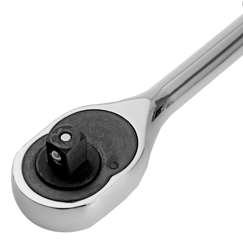 Ключ-трещотка 1/2", 45 зубьев, с быстрым сбросом, CrV, хром Сибртех фото 6