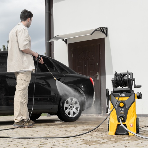 Моечная машина высокого давления R-210iD, 2600 Вт, 210 бар, 8.0 л/мин, асинхронный двигатель, барабан Denzel фото 37