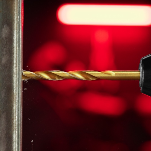 Сверло по металлу, 8 мм, HSS, нитридтитановое покрытие, цилиндрический хвостовик Matrix фото 10