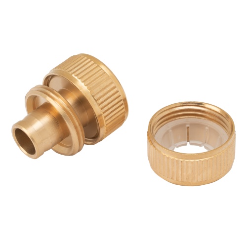 Муфта ремонтная для шланга, 1/2, латунная Palisad фото 2