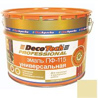 Эмаль универсальная DecoTech Professional ПФ-115 бежевая под RAL1001 2,8 кг