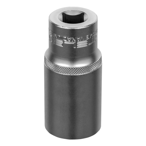 Головка торцевая удлиненная, 27 мм, шестигранная, CrV, под квадрат 1/2 Stels фото 2