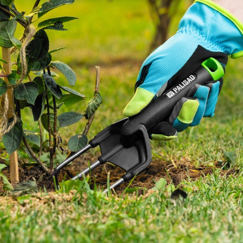 Рыхлитель 3 - зубый, 85х245 мм, стальной, полипропиленовая рукоятка, BASE Palisad фото 8