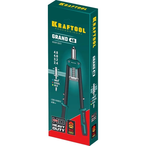 Усиленный двуручный заклепочник KRAFTOOL GRAND-48 31175 фото 11 Усиленный двуручный заклепочник KRAFTOOL GRAND-48 31175 фото 11